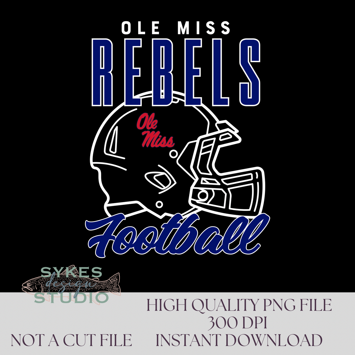 Ole Miss Football Helmet
