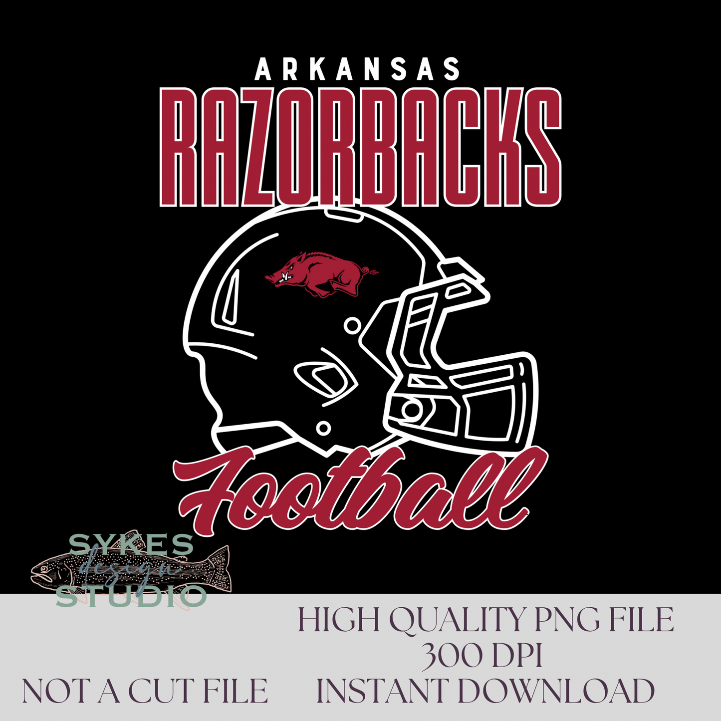 Arkansas Football Helmet