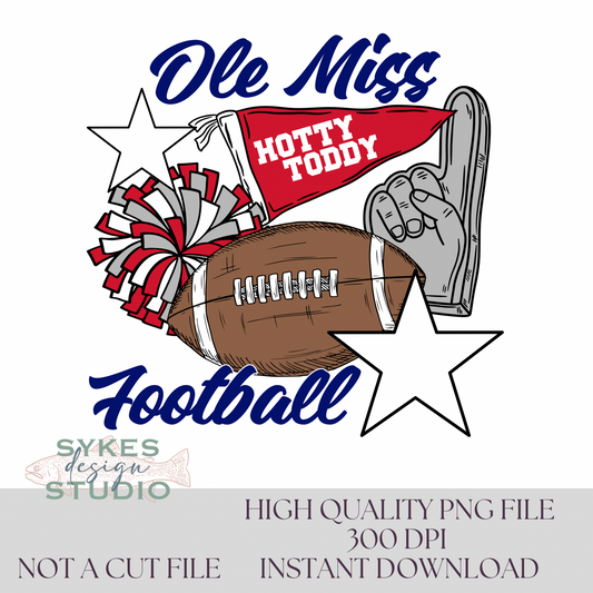 Ole Miss Flags & Poms