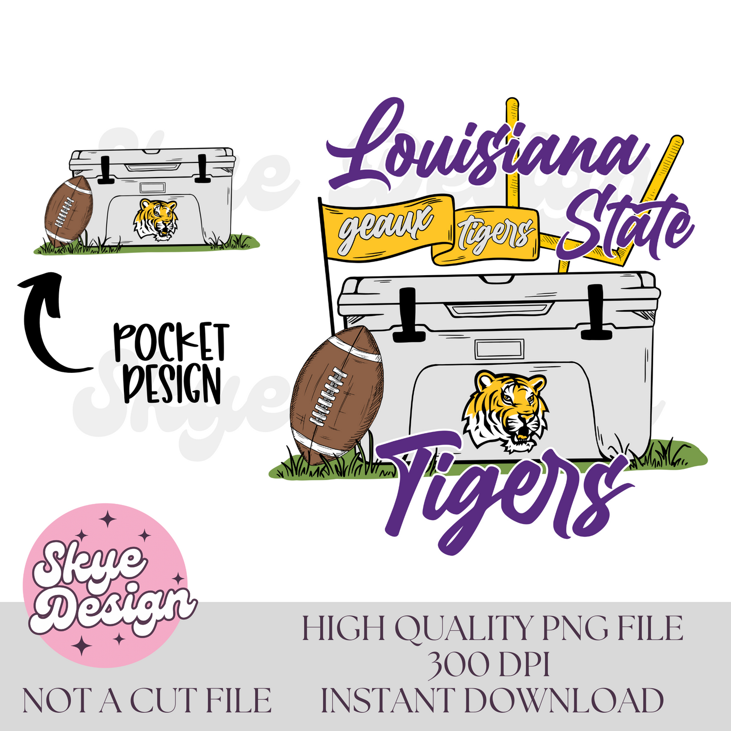 LSU Cooler