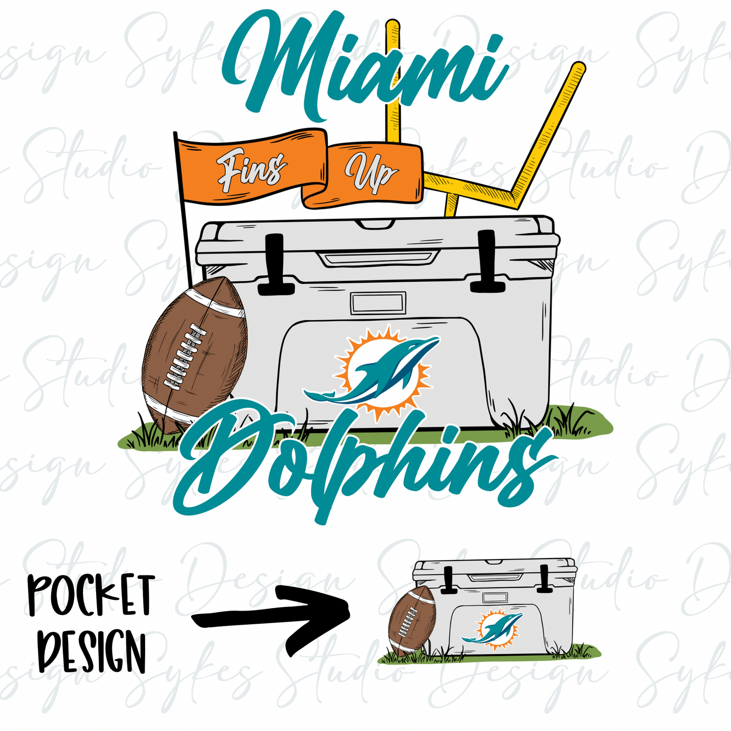 Dolphins Cooler