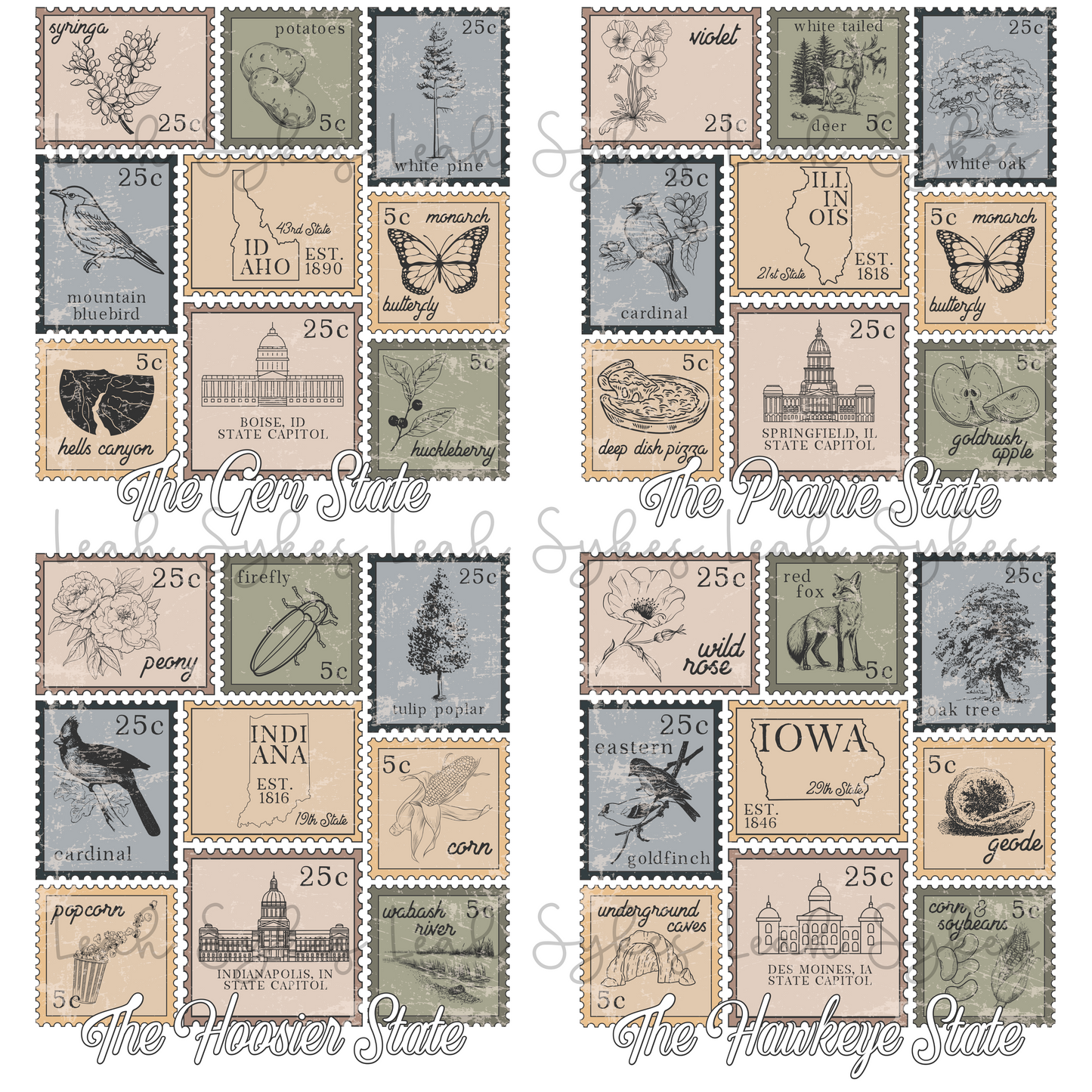 Illinois Stamps