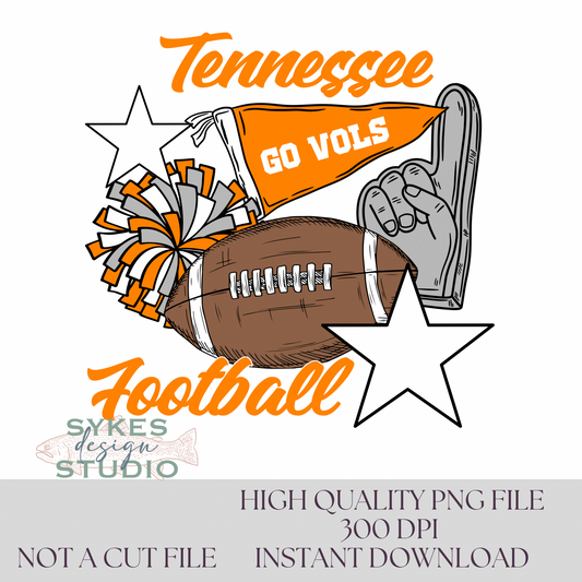 Tennessee Flags & Poms