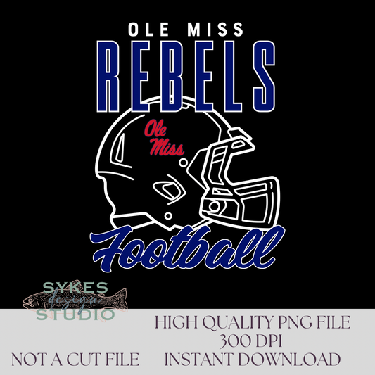 Ole Miss Football Helmet