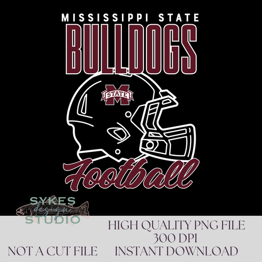 Mississippi State Football Helmet