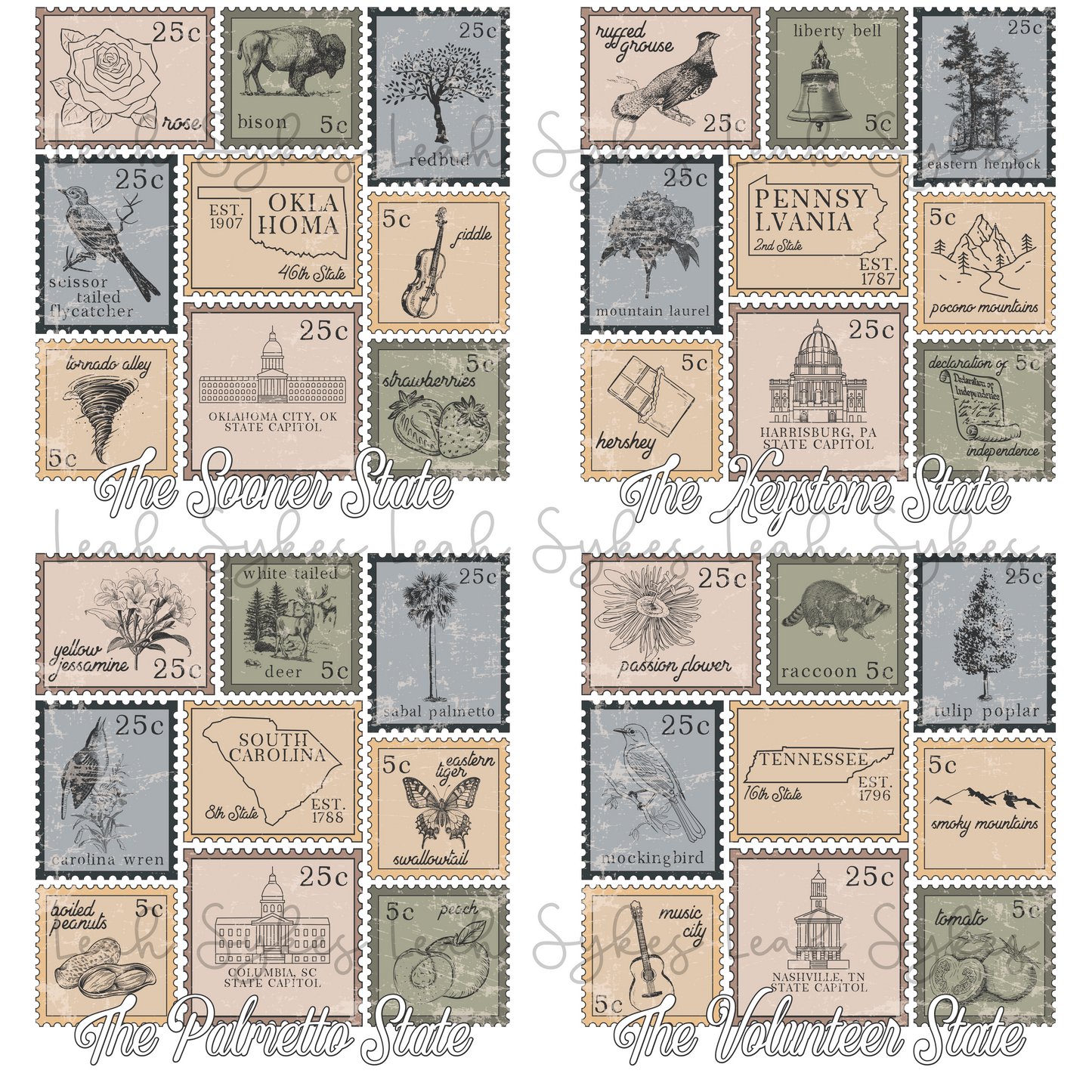 State Stamps Bundle