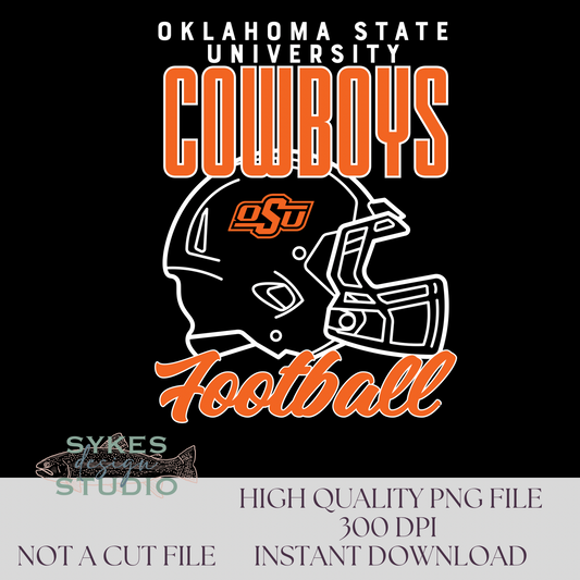 Oklahoma State Football Helmet