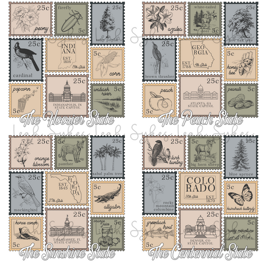 Georgia State Stamps