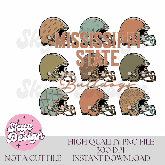 Mississippi State Fall Helmet