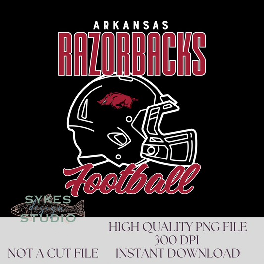 Arkansas Football Helmet