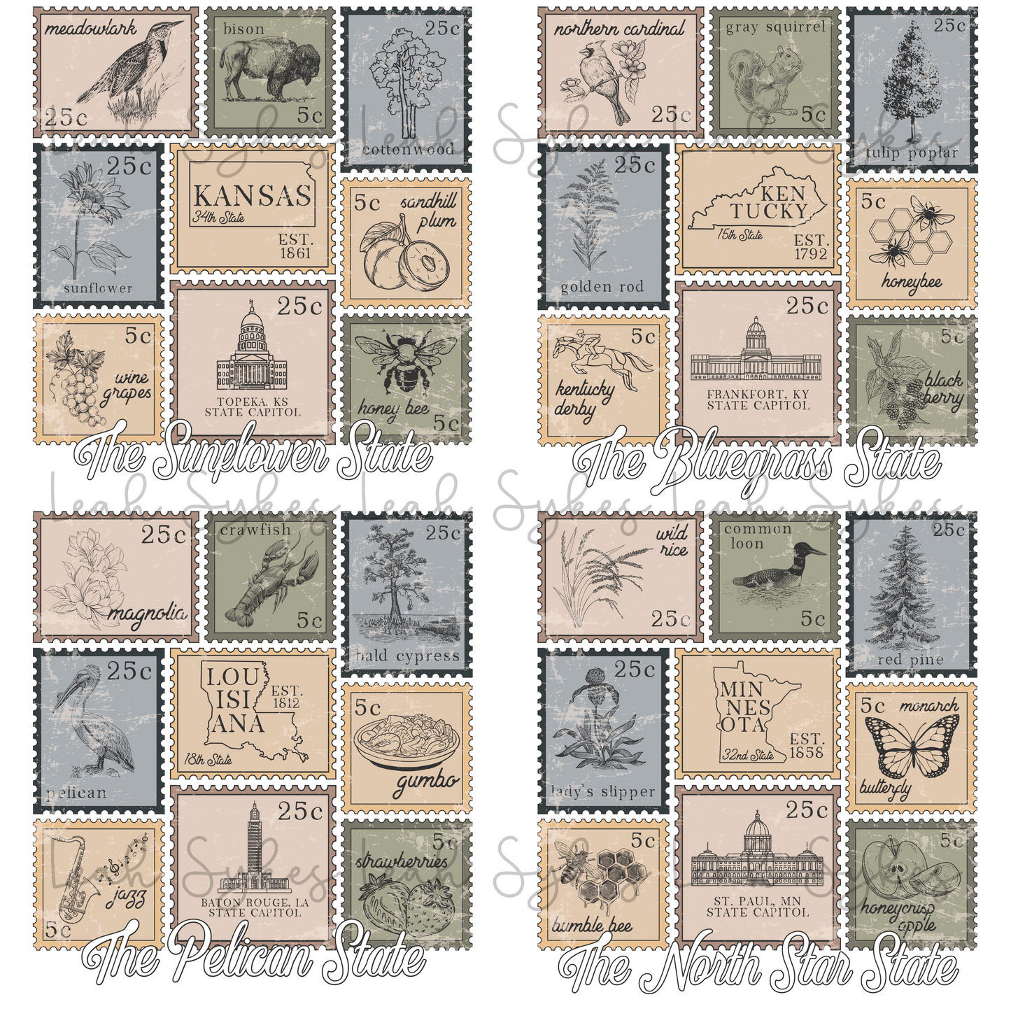 State Stamps Bundle