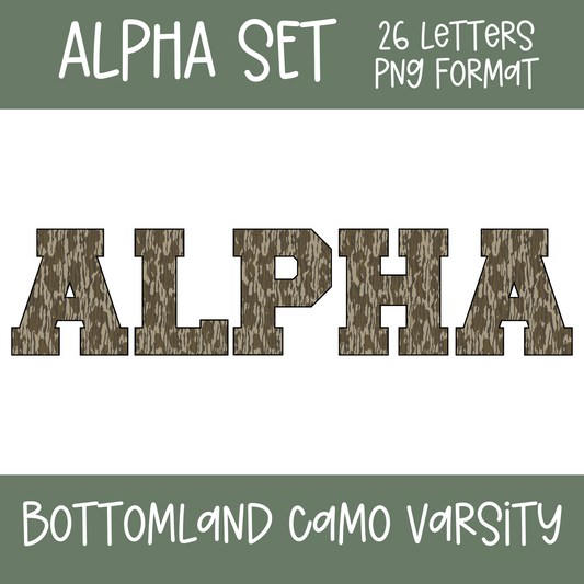 Bottomland Camo Varsity Alpha