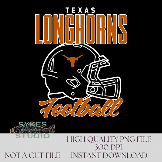 Texas Football Helmet