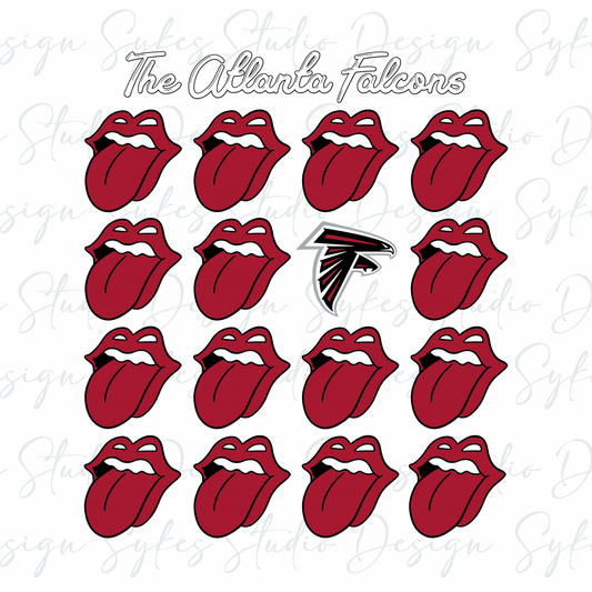 Falcons Tongues Out