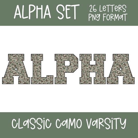 Classic Camo Varsity Alpha