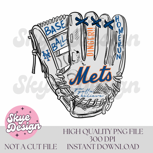 NY Mets Baseball Glove