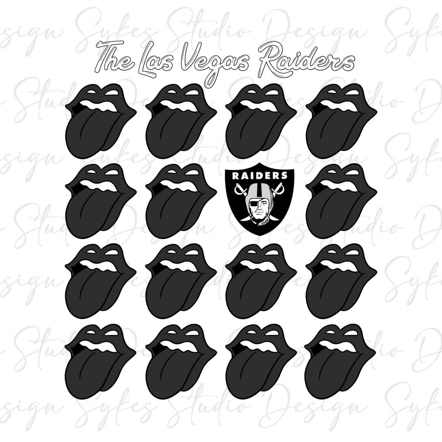 Raiders Tongues Out