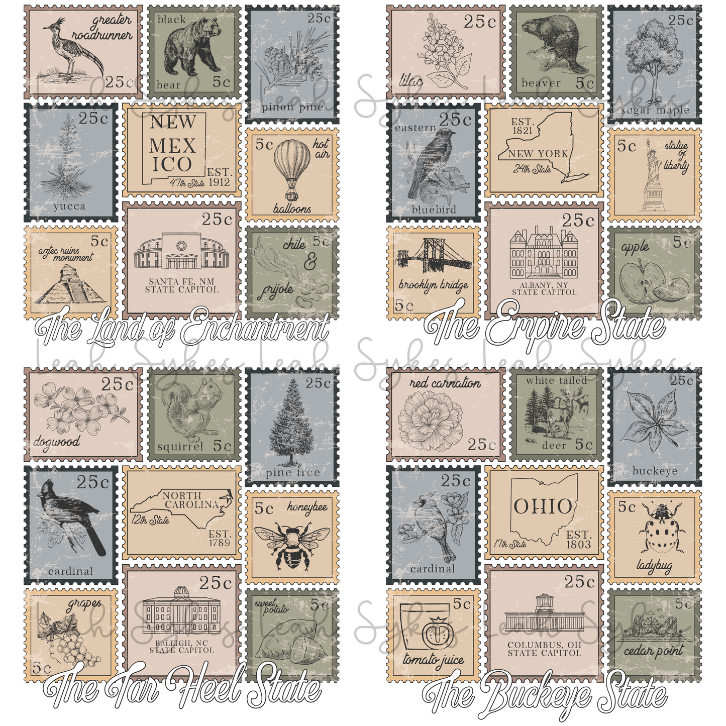 State Stamps Bundle