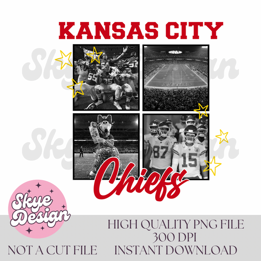 KC Chiefs B&W